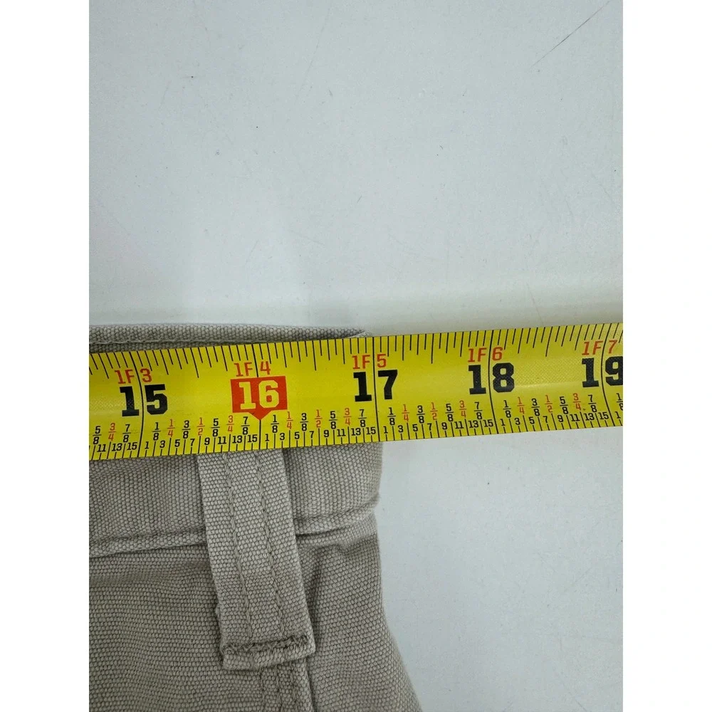 Carhartt Mens Relaxed Fit Canvas Work Shorts Khaki Tan 102514-232 Size 33